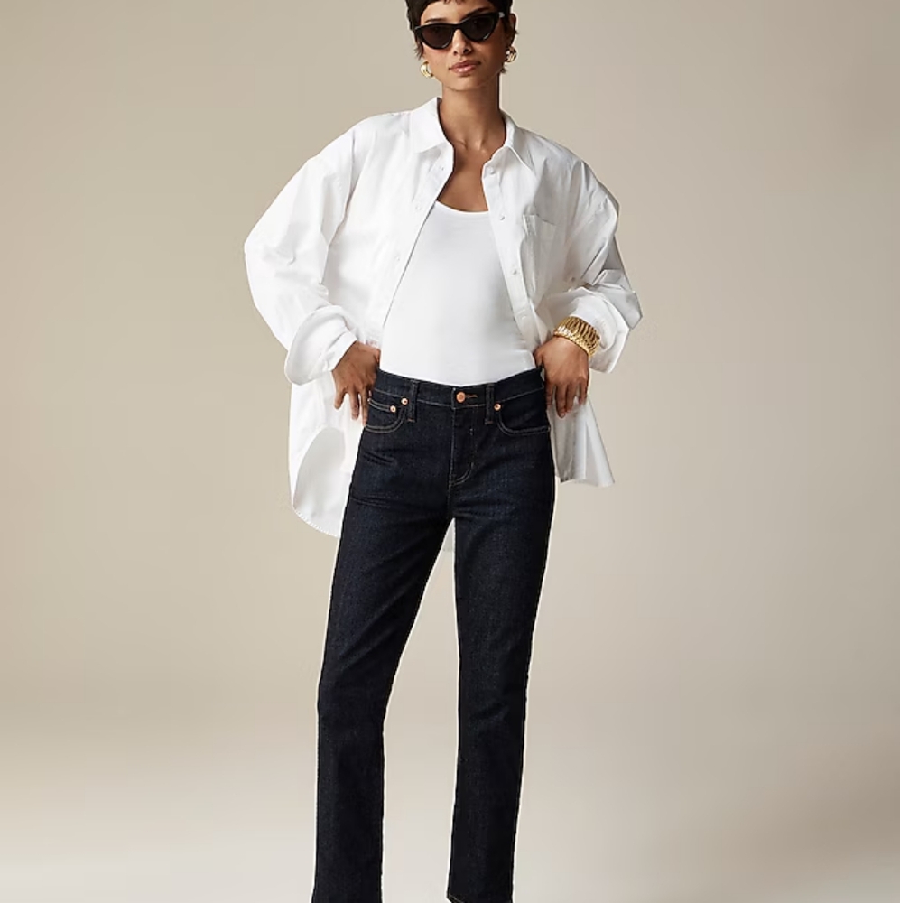 J. CREW Vintage Straight Jeans Womens Size 28 preppy school classic